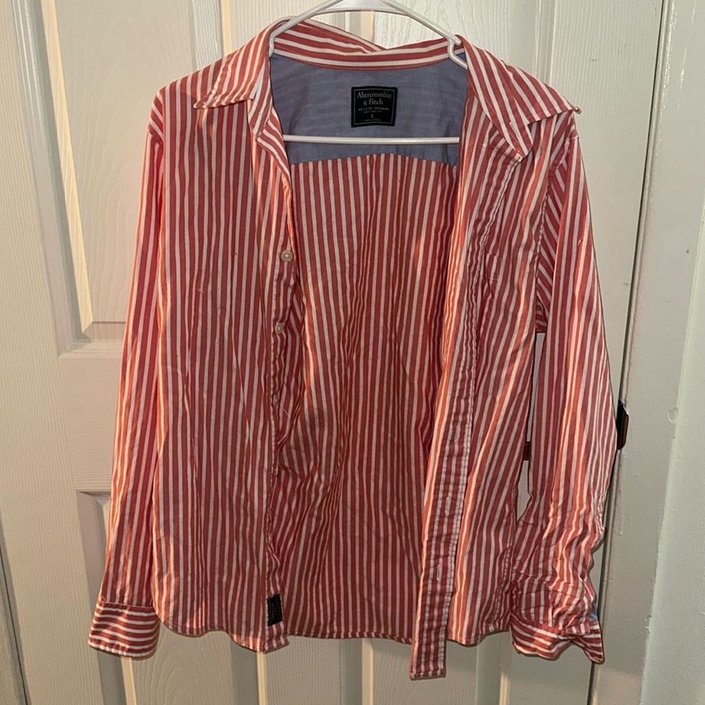 Abercrombie & Fitch Striped Button Down
